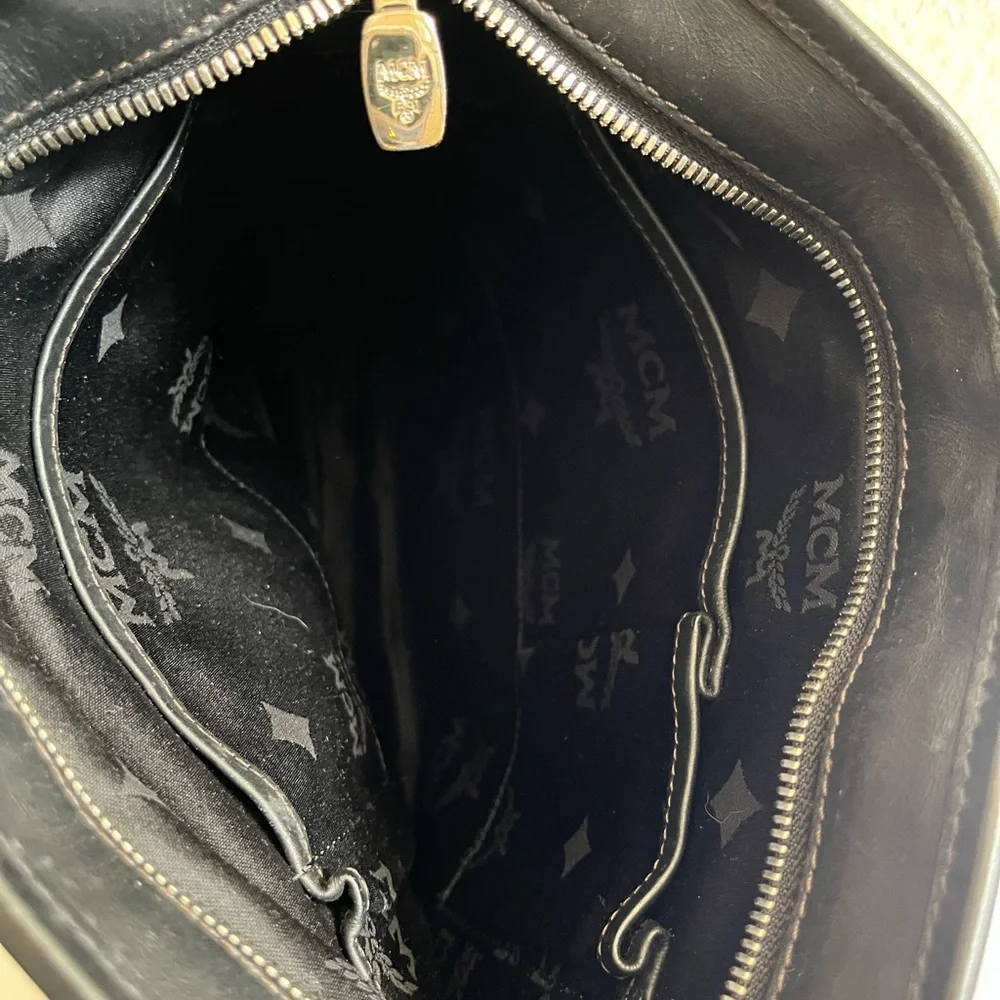 MCM Black and Gray Messenger Bag - Picture 7 of 9